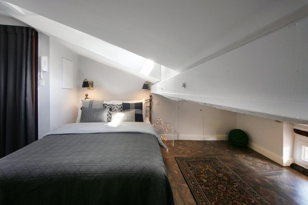 Cocoon Loft - Magnifique Loft Sous Toit, Refait A Neuf, Vues Splendides, Clim, Wifi Apartamento Nice Exterior foto